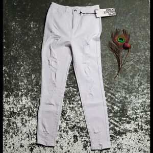 Almost Famous White Skinny Jeans